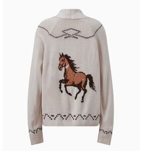 Soon NEW 1/19 boho western  Horse cardi  Sweater